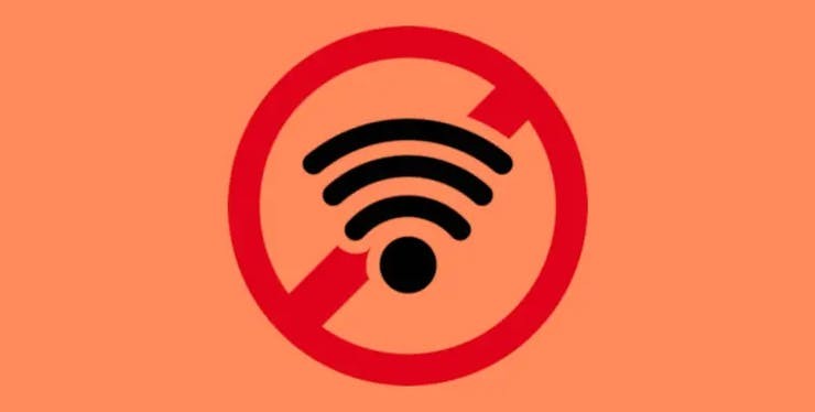 A pausa sem wi-fi