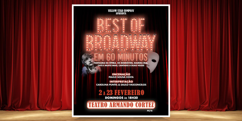 Convites duplos | Best of Broadway em 60 minutos