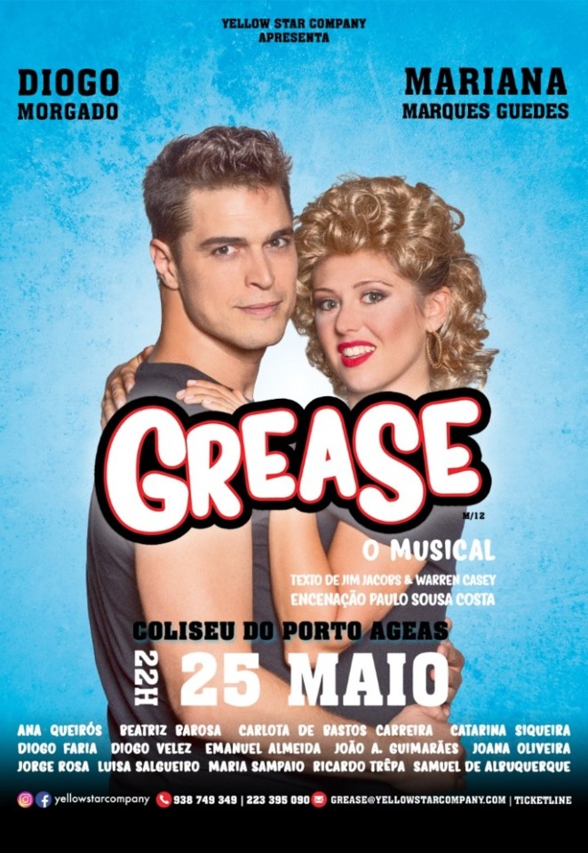 Convites Duplos | Grease | Coliseu do Porto | 25.05.2019