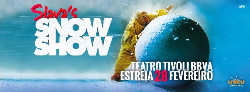 A magia acontece em Slava’s SnowShow