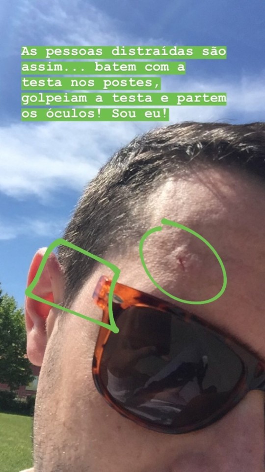 Eu! Uma pessoa distraída!