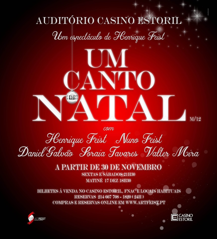 Convites duplos para Um Canto de Natal [23.12.2017]