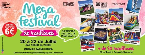 Convites | Mega Festival de Insufláveis | 21-07-2018