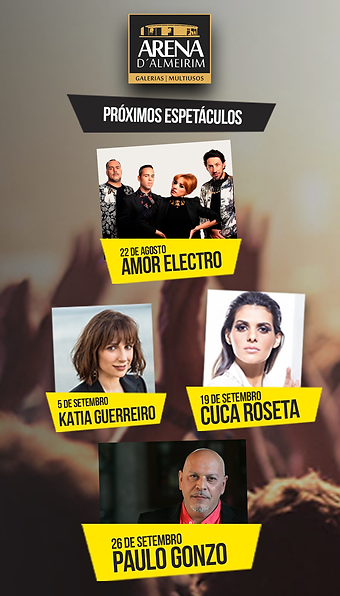 Convites Duplos | Amor Electro na Arena D'Almeirim