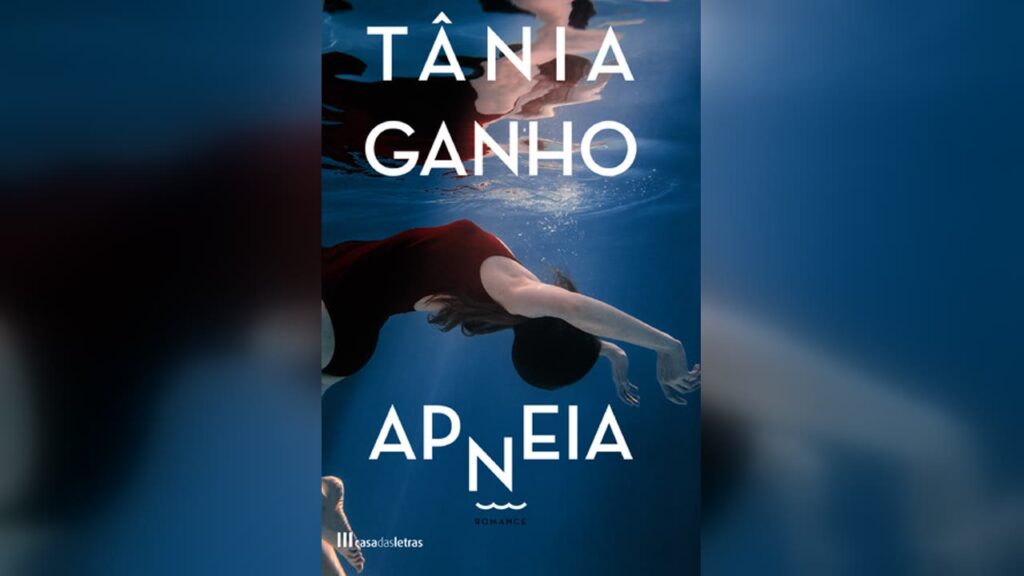Capa do livro Apneia, de Tânia Ganho, um dos livros portugueses de romance desta lista